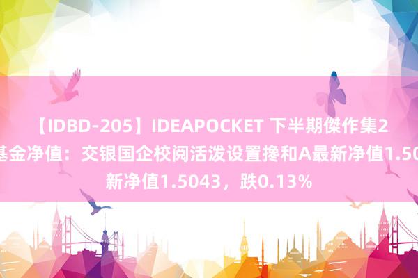 【IDBD-205】IDEAPOCKET 下半期傑作集2009 7月22日基金净值：交银国企校阅活泼设置搀和A最新净值1.5043，跌0.13%