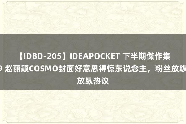 【IDBD-205】IDEAPOCKET 下半期傑作集2009 赵丽颖COSMO封面好意思得惊东说念主，粉丝放纵热议