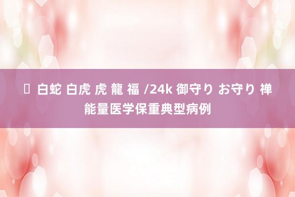 ✨白蛇 白虎 虎 龍 福 /24k 御守り お守り 禅能量医学保重典型病例