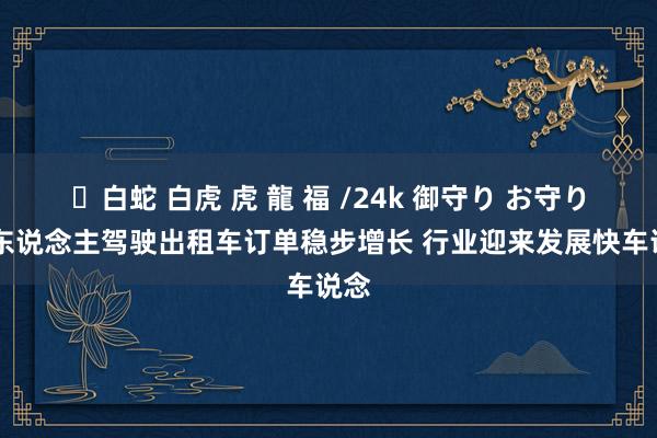 ✨白蛇 白虎 虎 龍 福 /24k 御守り お守り 无东说念主驾驶出租车订单稳步增长 行业迎来发展快车说念