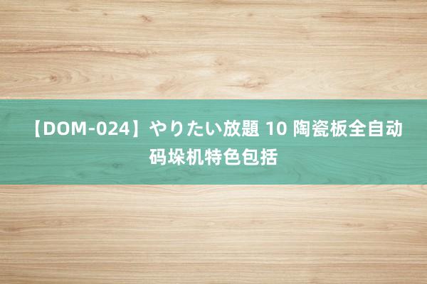 【DOM-024】やりたい放題 10 陶瓷板全自动码垛机特色包括