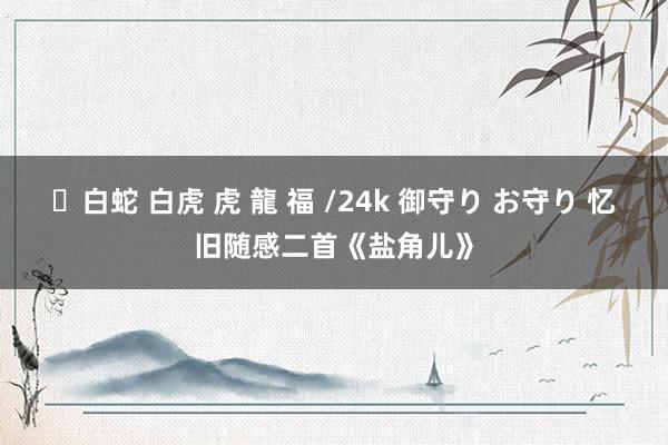 ✨白蛇 白虎 虎 龍 福 /24k 御守り お守り 忆旧随感二首《盐角儿》